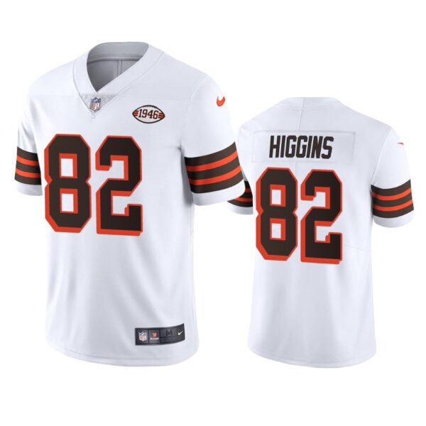 Cleveland Browns #82 Rashard Higgins Nike 1946 Collection Alternate Vapor Limited NFL Jersey - White