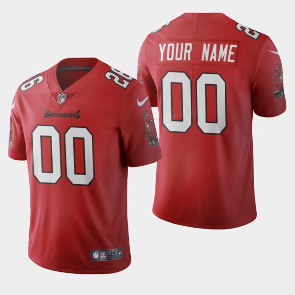 Custom Men's Tampa Bay Buccaneers 2020 Vapor Limited Red Jersey