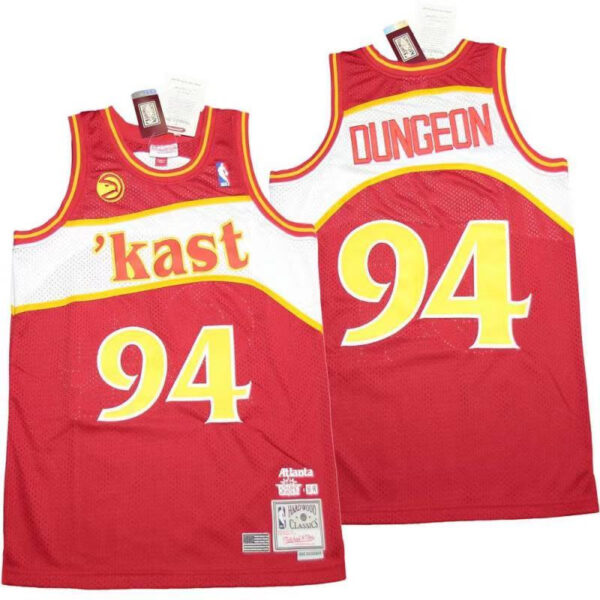 Hawks 94 DUNGEON Red Throwback Jerseys