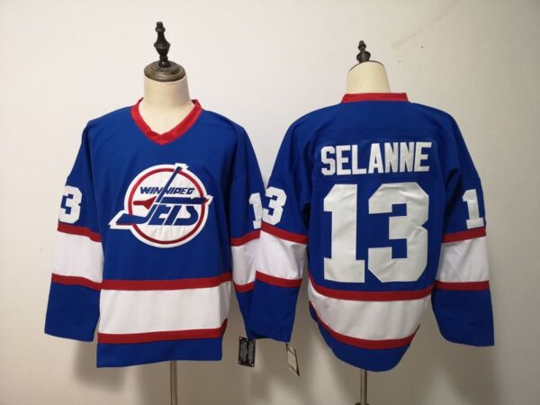 Jets #13 Teemu Selanne Adidas Jersey