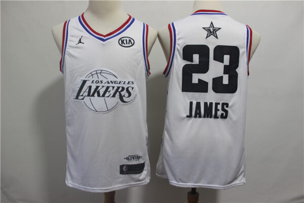 Lakers 23 Lebron James White 2019 NBA All-Star Game Jordan Brand Swingman Jersey