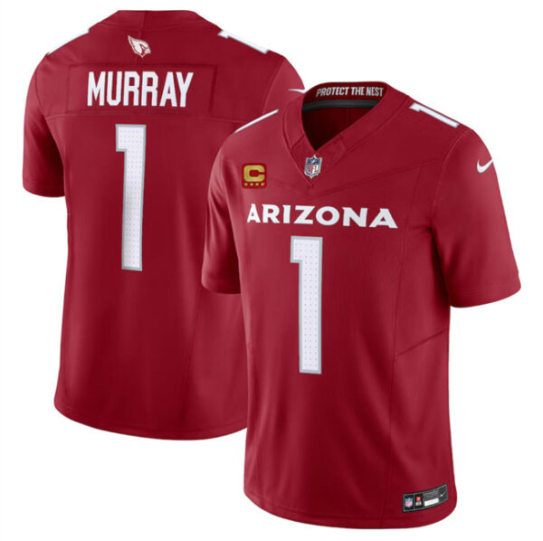 Men's Arizona Cardinals #1 Kyler Murray Red 2024 F.U.S.E. With 4-Star C Patch Vapor Untouchable Limited Stitched Football Jersey