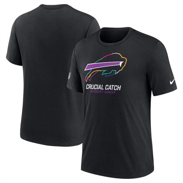 Men's Buffalo Bills Black 2024 Crucial Catch T-Shirt