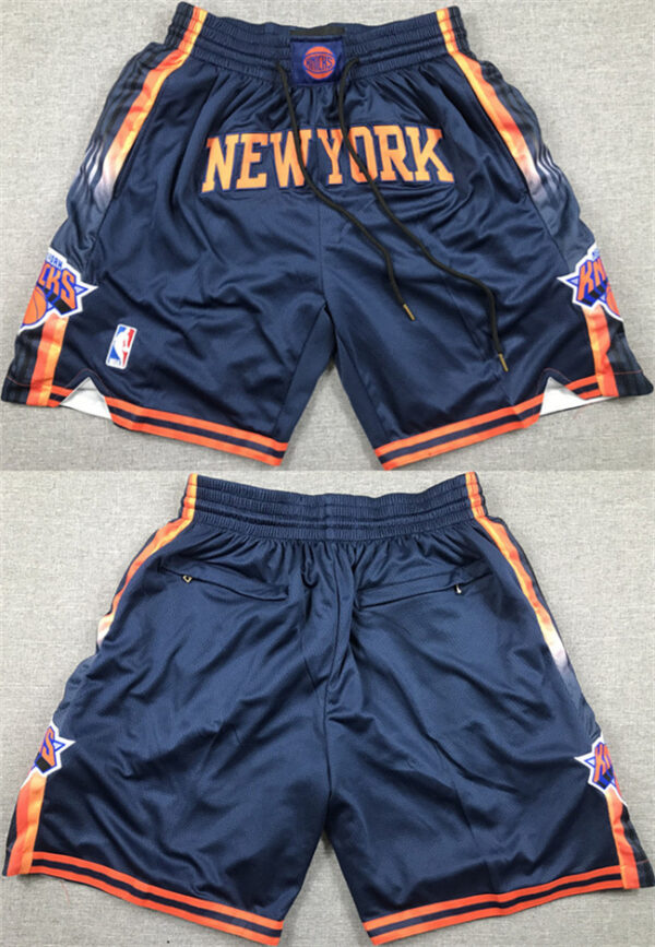 Men's New Yok Knicks Navy Shorts (Run Small)