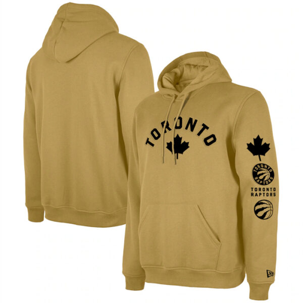 Men's Toronto Raptors Tan 2023 24 City Edition Pullover Hoodie