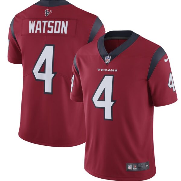 Nike Texans 4 Deshaun Watson Red New 2019 Vapor Untouchable Limited Jersey