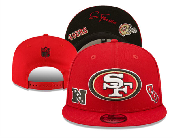 San Francisco 49ers 2024 Stitched Snapback Hats 003 1