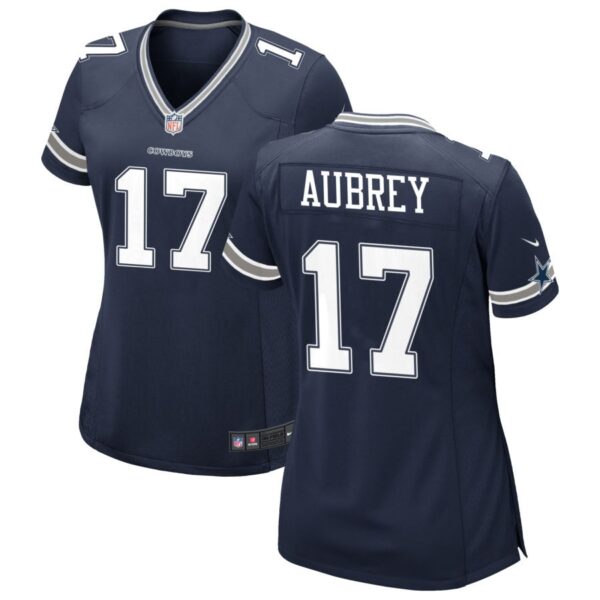 Women's u00a0Dallas Cowboys #17 Brandon Aubrey Limited Navy Vapor Untouchable Jerseys