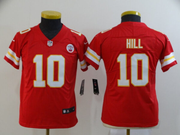 Women Nike Chiefs 10 Tyreek Hill Red Women Vapor Untouchable Limited Jersey