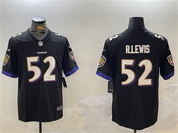 Men's Baltimore Ravens #7 Bucky Irving Black Vapor Untouchable Limited Football Jersey